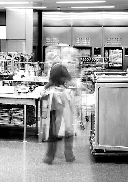 Service picture of reprocessing while using.